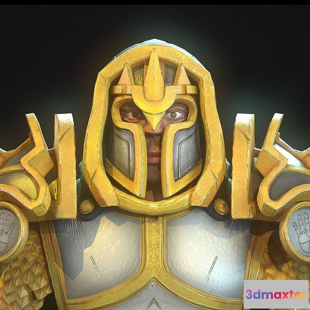 1523540 - PBR Game 3D Models - Paladin 3D Max