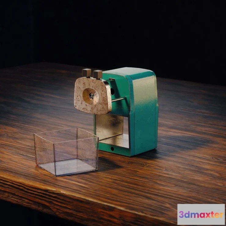 1523564 - PBR Game 3D Models - Pencil Sharpener 001 3D Max