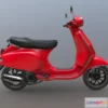 1523578 - PBR Game 3D Models - Piaggio Vespa Lx 125 3D Max