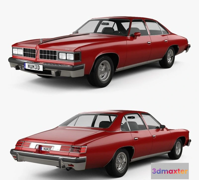 1523610 - PBR Game 3D Models - Pontiac Grand LeMans sedan 1976 3D Max