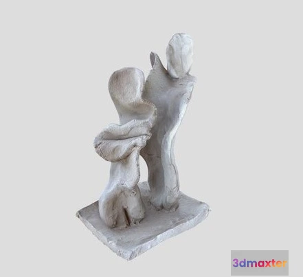 1523644 - PBR Game 3D Models - Abstract Sculpture 2 By Luci Dilkus 3D Max