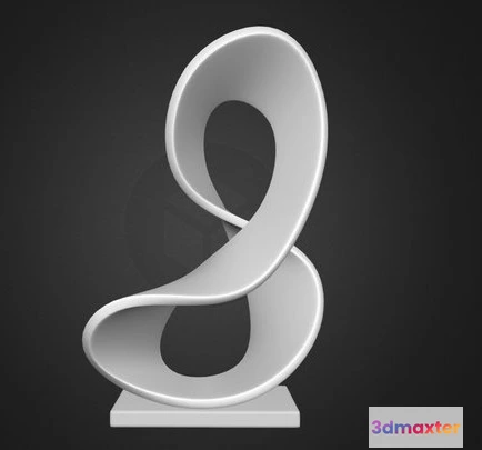 1523646 - PBR Game 3D Models - Abstract Sculpture AS 002 3D Max