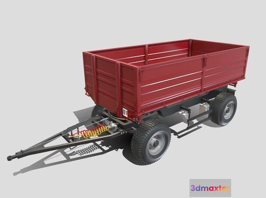 1523660 - PBR Game 3D Models - Agro Trailer V5 3D Max