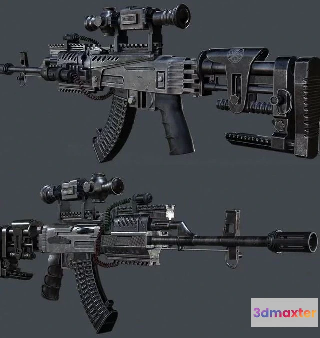 1523666 - PBR Game 3D Models - AK Modfied 3D Max