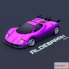 1523700 - PBR Game 3D Models - ARCADE Aldebaran Retro Supercar 3D Max