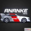 1523704 - PBR Game 3D Models - ARCADE Ananke Electric Car 3D Max