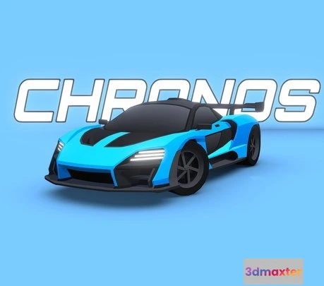 1523720 - PBR Game 3D Models - ARCADE Chronos Racing Car 3D Max