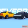1523722 - PBR Game 3D Models - ARCADE Deverra Electric Car 3D Max