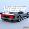 1523744 - PBR Game 3D Models - ARCADE Hera Racing Car 3D Max
