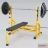 1523796 - PBR Game 3D Models - Bench Press 3D Max
