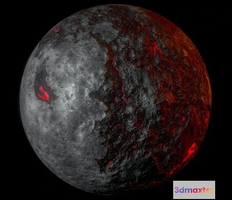 1523806 - PBR Game 3D Models - Black Magma 3D Max