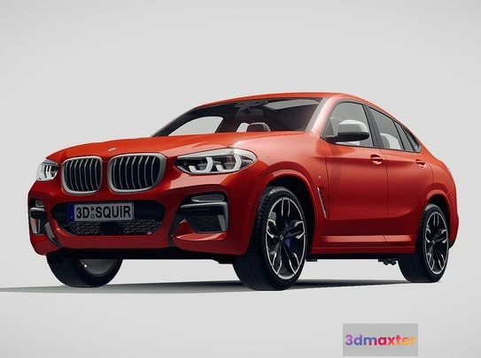 1523816 - PBR Game 3D Models - BMW X4 M40d 2019 3D Max