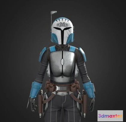 1523820 - PBR Game 3D Models - Bo Katan Kryze 3D Max