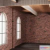 1523836 - PBR Game 3D Models - Brick Wall House Interior 3D Max