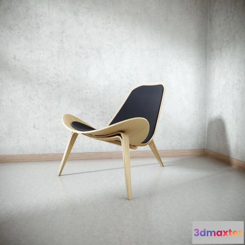 1523878 - PBR Game 3D Models - Classic Wood Chair 3D Max