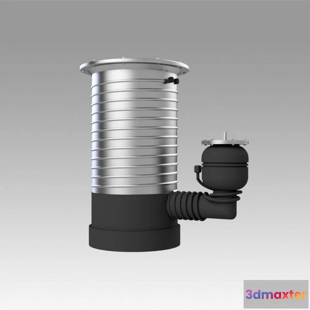 1523920 - PBR Game 3D Models - Diffusion vacuum pump 3D Max