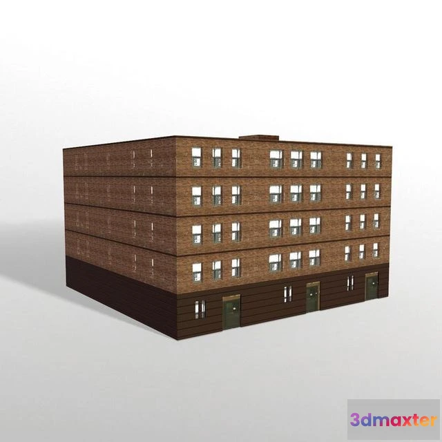 1523934 - PBR Game 3D Models - Dwelling house 3D Max