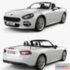 1523996 - PBR Game 3D Models - Fiat 124 Spider 2017 3D Max
