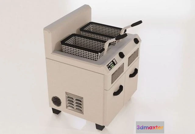 1524038 - PBR Game 3D Models - Fryer Low Poly 3D Max