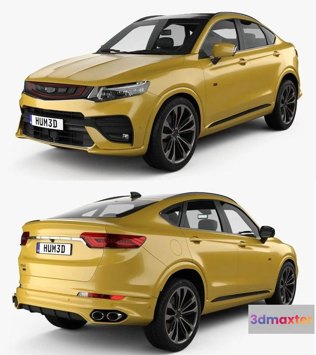 1524040 - PBR Game 3D Models - Geely Xing Yue 2019 3D Max