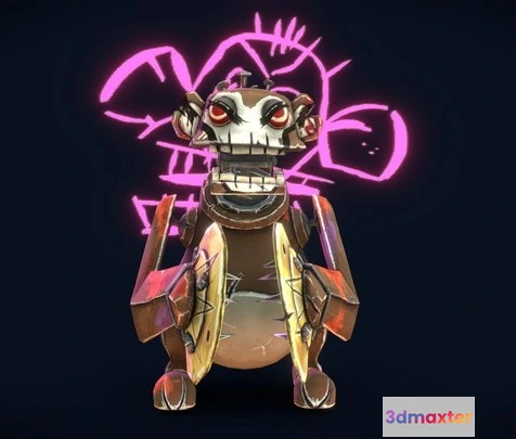 1524098 - PBR Game 3D Models - Jinx’s Monkey Toy   Fanart Arcane 3D Max