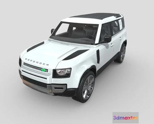 1524136 - PBR Game 3D Models - Land Rover Range Rover Defender 3D Max