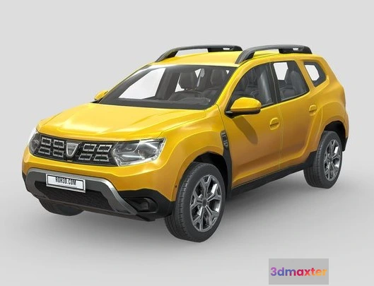 1524150 - PBR Game 3D Models - Low Poly Car   Dacia Duster 2018 3D Max