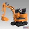 1524220 - PBR Game 3D Models - Mini excavator Komatsu PC09-1 3D Max