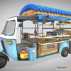 1524246 - PBR Game 3D Models - Motor Food Cart   Rikscioluto 3D Max