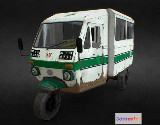 1524258 - PBR Game 3D Models - Nepal Safa Tempo 3D Max