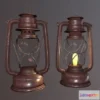 1524266 - PBR Game 3D Models - Oil Lamp 3D Max