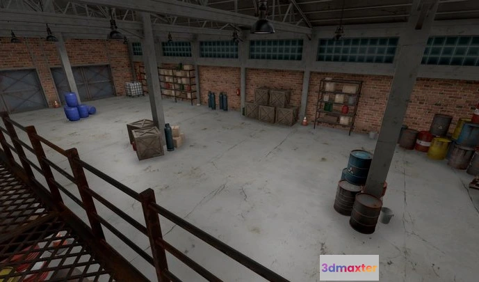 1524280 - PBR Game 3D Models - Old Warehouse 3D Max