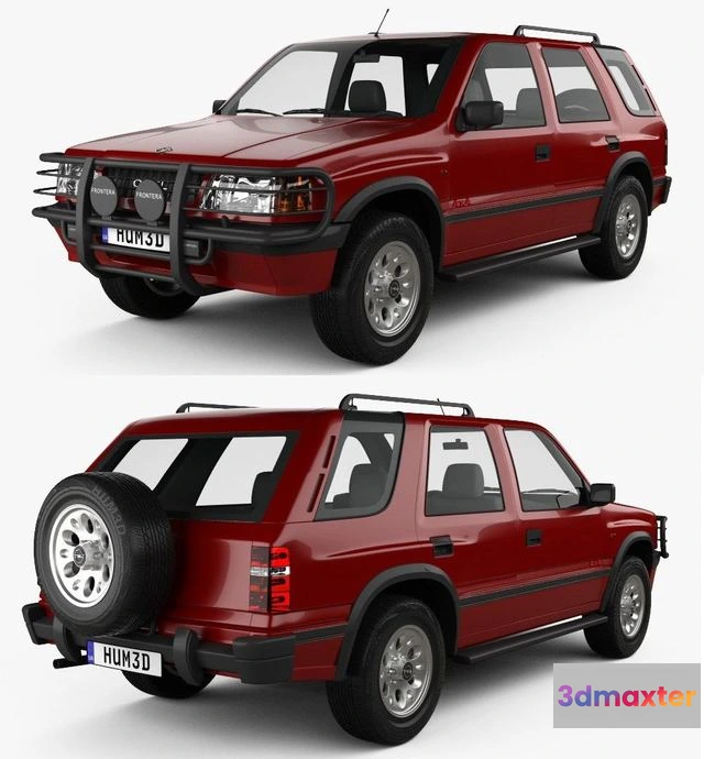 1524288 - PBR Game 3D Models - Opel Frontera (A) 5-door 1992 3D Max