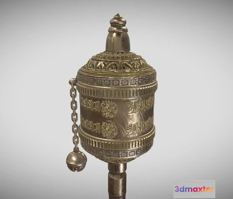 1524310 - PBR Game 3D Models - Pray Wheel   PWP_Bumpato 3D Max