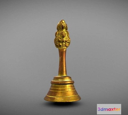 1524312 - PBR Game 3D Models - Prayer Bell 3D Max