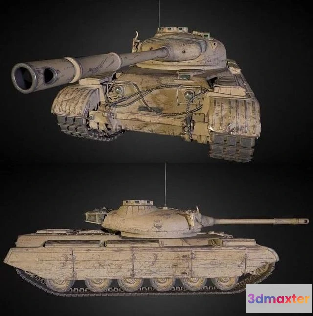 1524316 - PBR Game 3D Models - Progetto M35 mod 46 TANK 3D Max