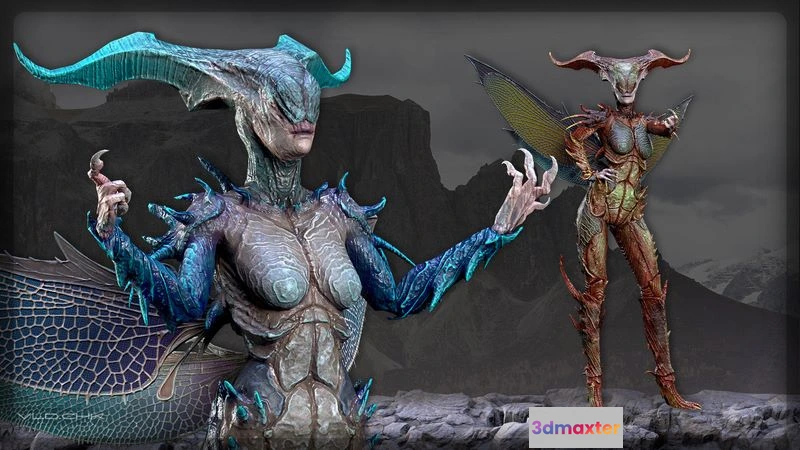 1524338 - PBR Game 3D Models - Rosie - Demon Beetle 3D Max