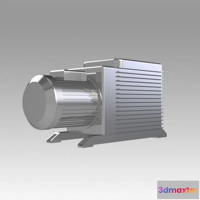 1524340 - PBR Game 3D Models - Rotary vane vacuum pump 3D Max