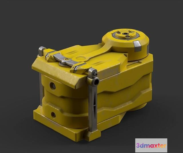 1524362 - PBR Game 3D Models - Sci-Fi Loot box 3 3D Max