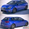 1524372 - PBR Game 3D Models - Seat Leon ST 2019 3D Max