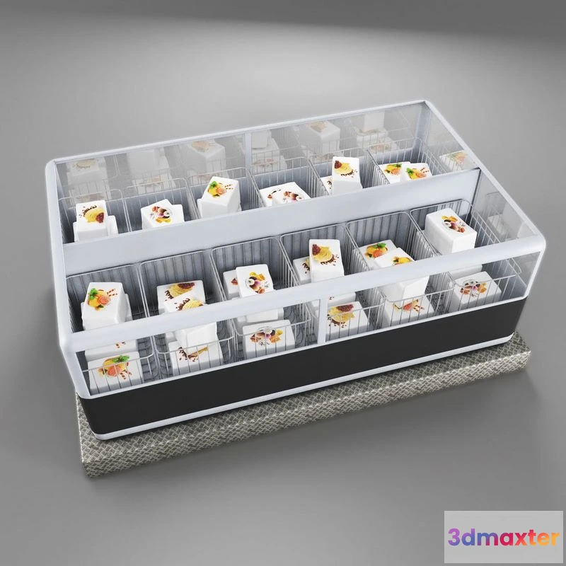 1524378 - PBR Game 3D Models - Shop Fridge 3D Max