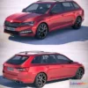1524390 - PBR Game 3D Models - Skoda Superb Combi 2020 3D Max