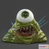 1524396 - PBR Game 3D Models - Slime Crystal Monster 3D Max