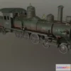 1524432 - PBR Game 3D Models - Steam Train 3D Max
