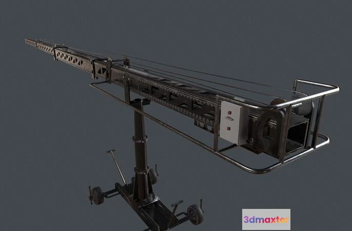 1524446 - PBR Game 3D Models - Techno Crane 50 3D Max