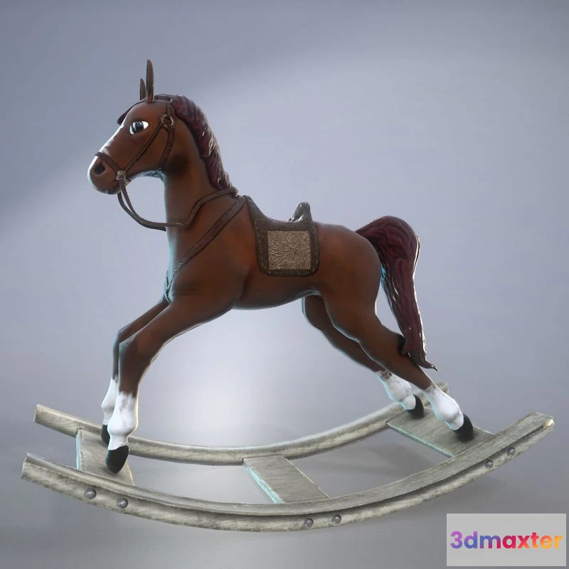 1524450 - PBR Game 3D Models - Toy Horse 3D Max