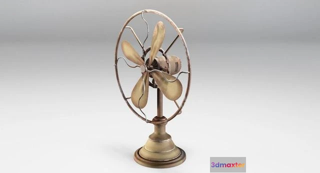 1524468 - PBR Game 3D Models - Ventilator Retro 3D Max