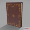 1524472 - PBR Game 3D Models - Vintage Book 3D Max
