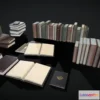 1524474 - PBR Game 3D Models - Vintage Books 3D Max