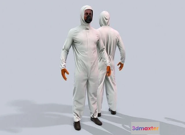 1524478 - PBR Game 3D Models - Virus Suit 3D Max